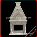 Hot Sale Cheap Hand Carved Marble Stone Fireplace Mantel YL-B105